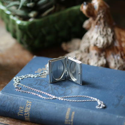 Compass Book Locket