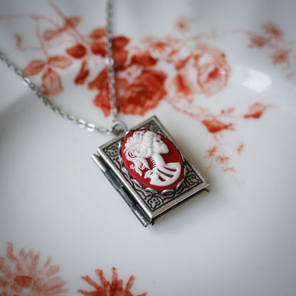 Zombie Cameo Book Locket