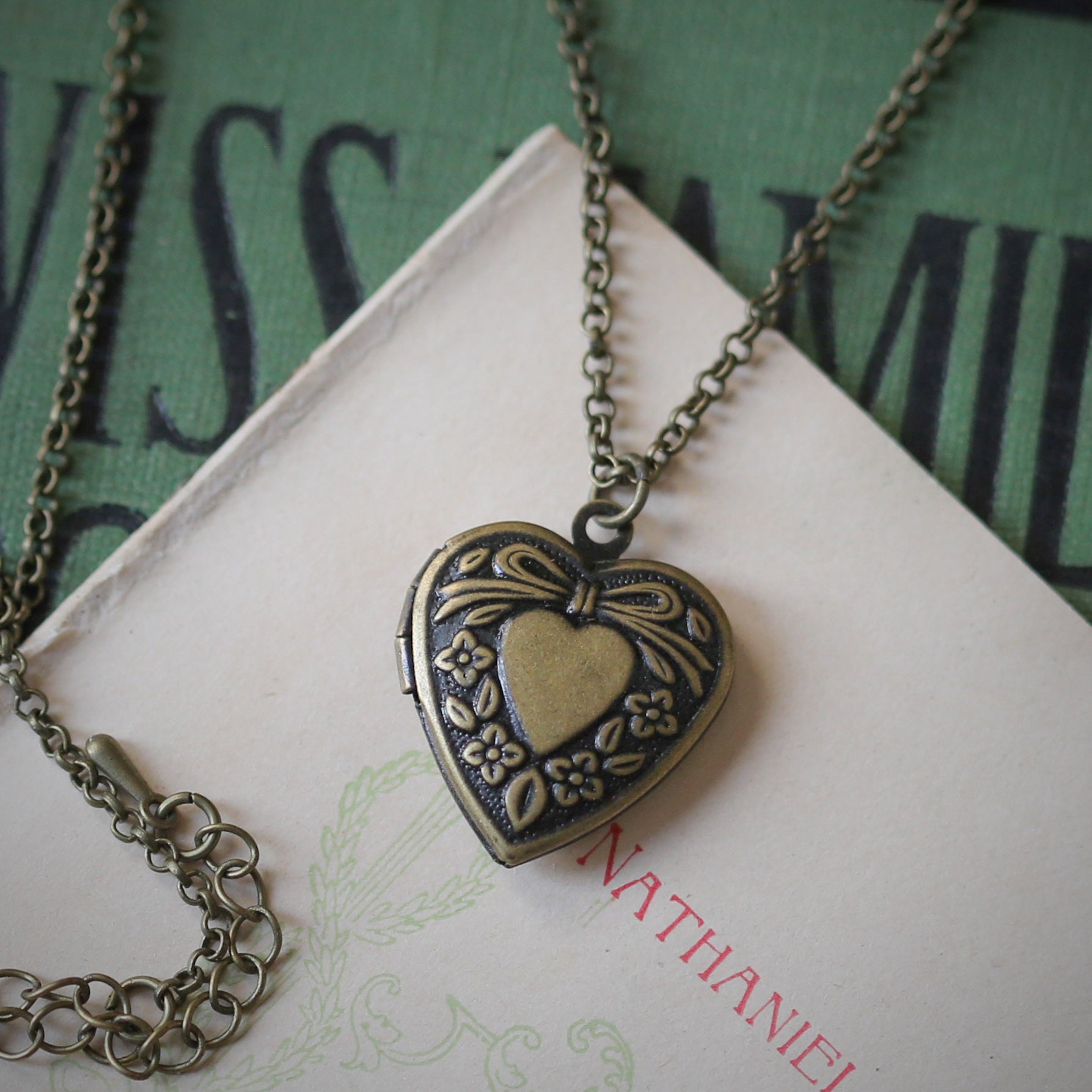 Heart Locket Necklaces - Choose a Style