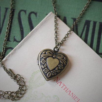 Heart Locket Necklaces - Choose a Style