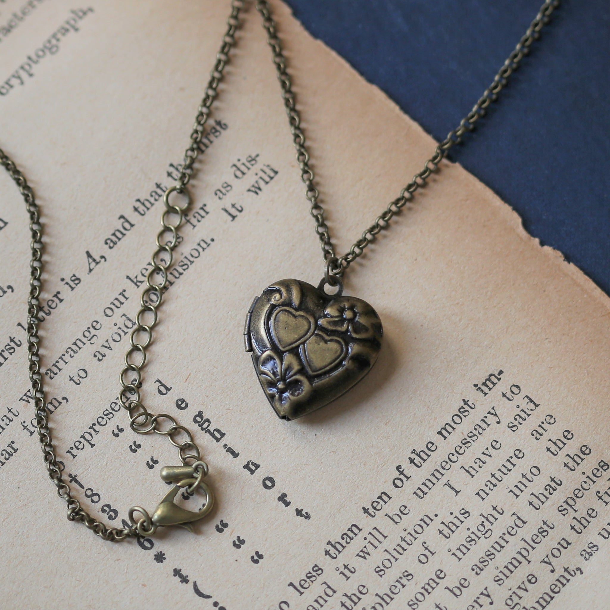 Heart Locket Necklaces - Choose a Style