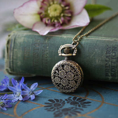 Brass Pocket Watch Pendant