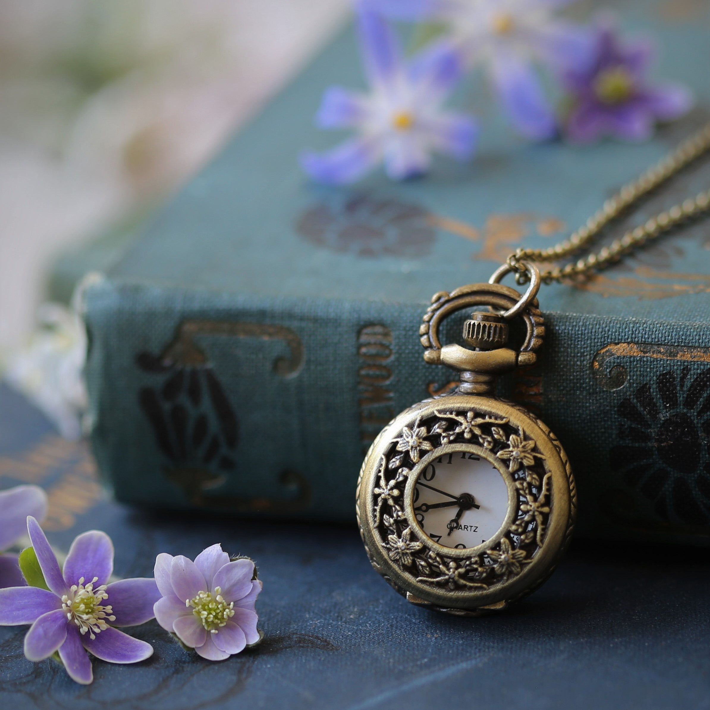 Brass Pocket Watch Pendant