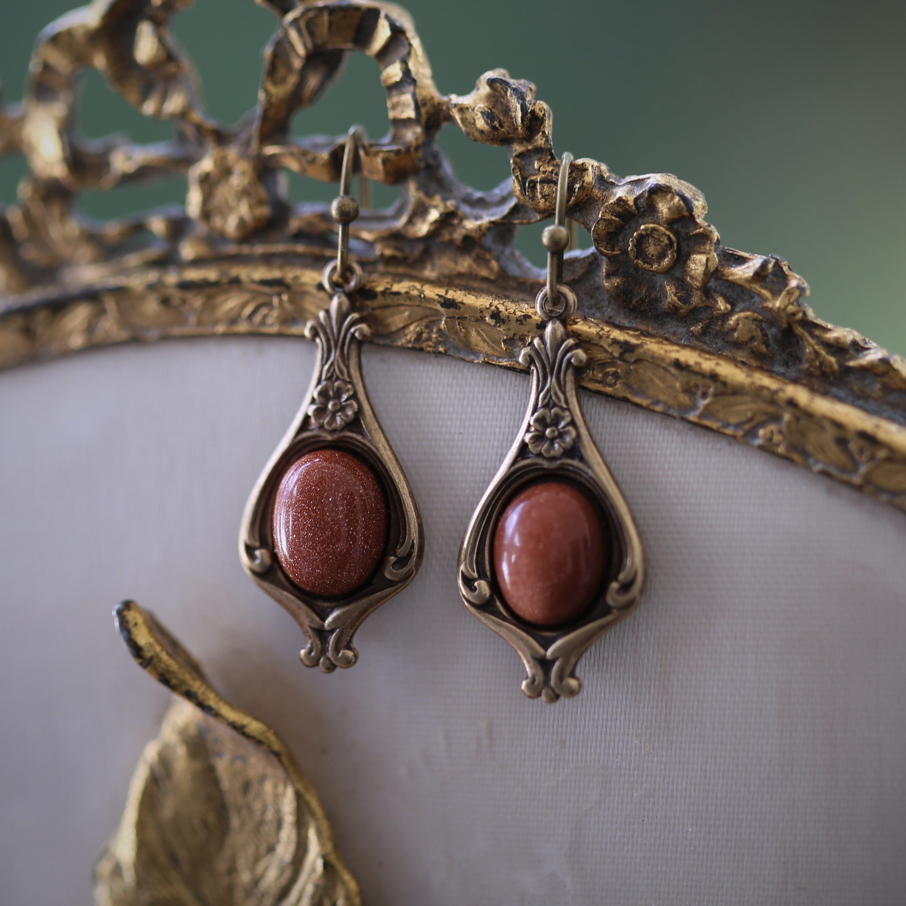 Victorian Stone Earrings