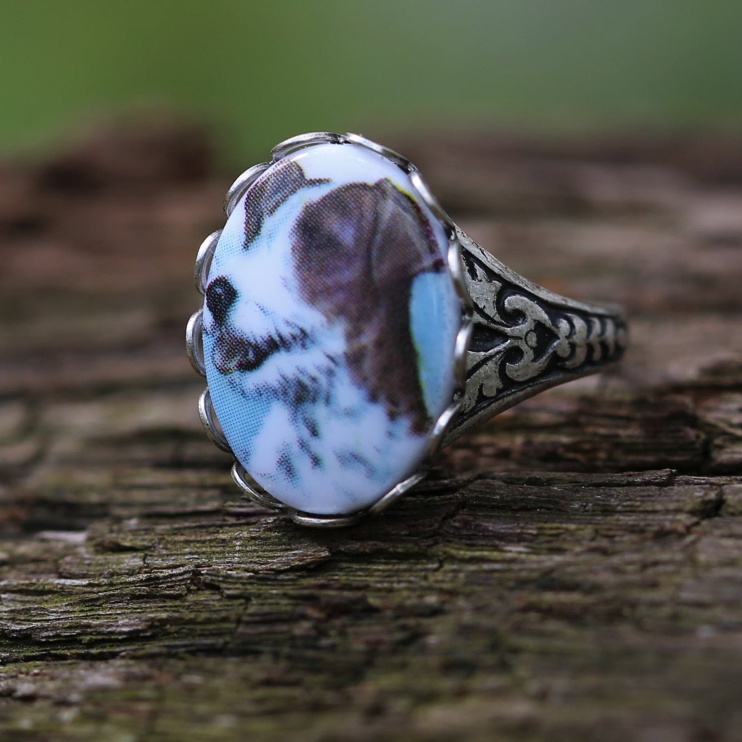 Dog Cameo Ring