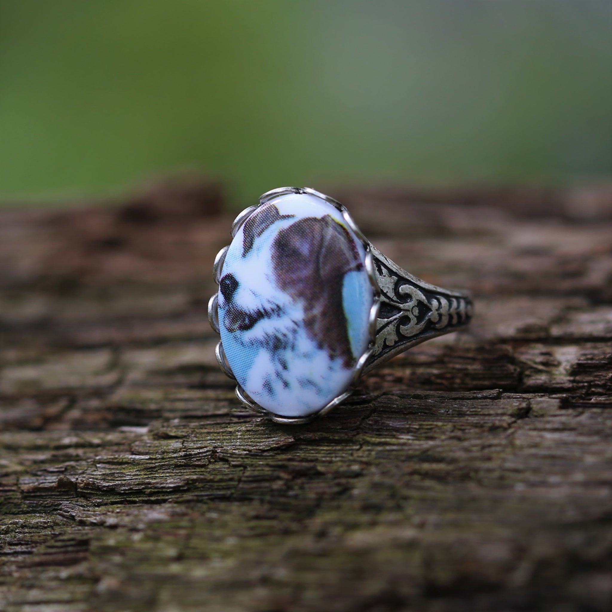 Dog Cameo Ring