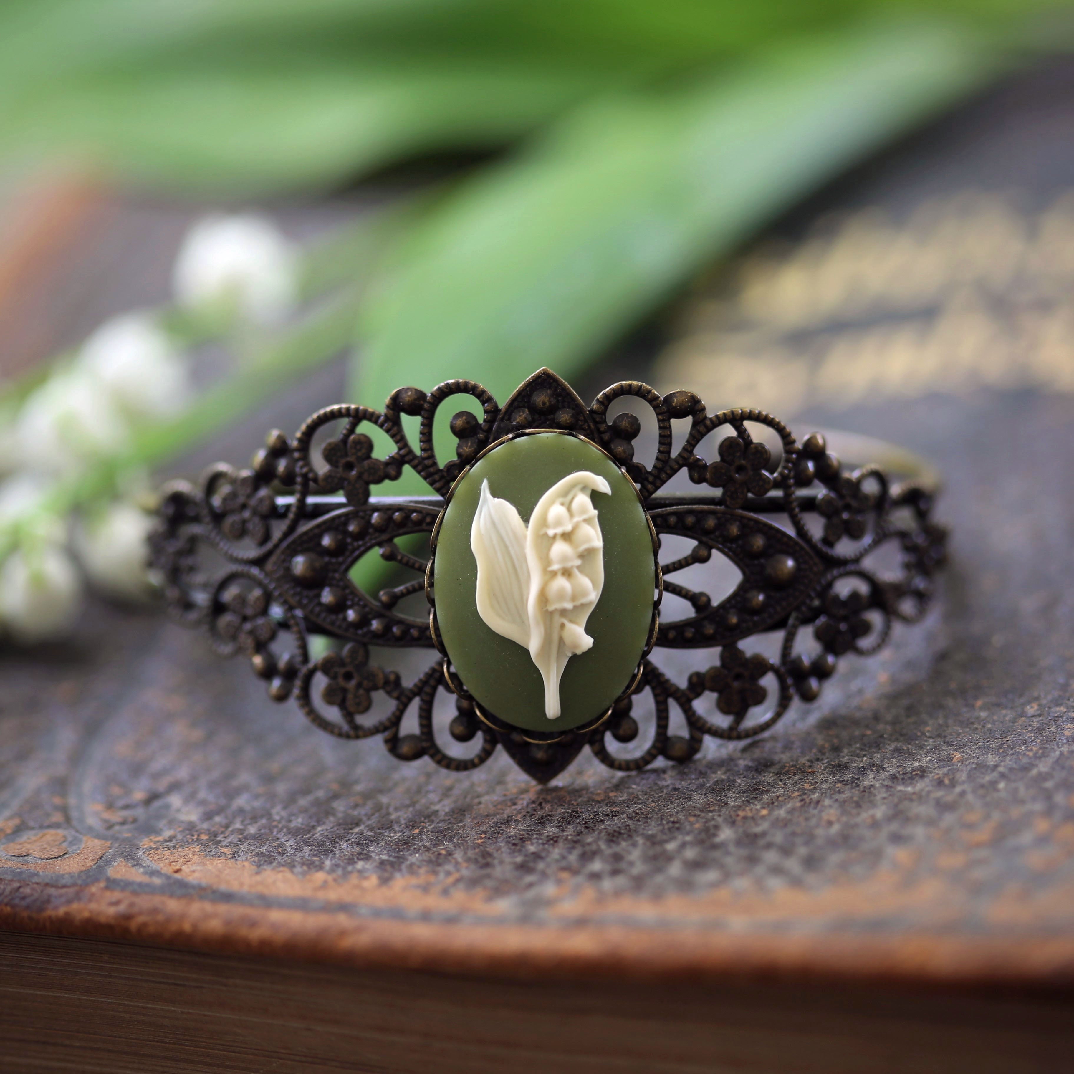 Lily of the Valley Cuff Bracelet