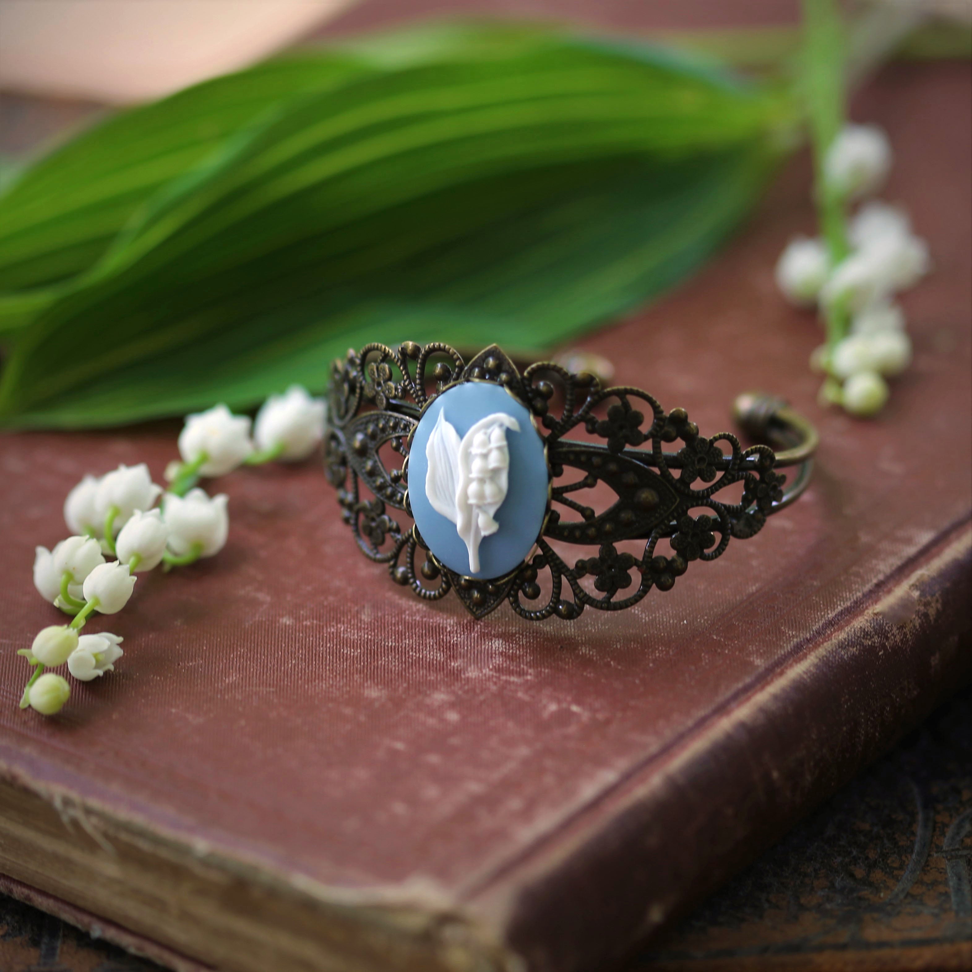 Lily of the Valley Cuff Bracelet