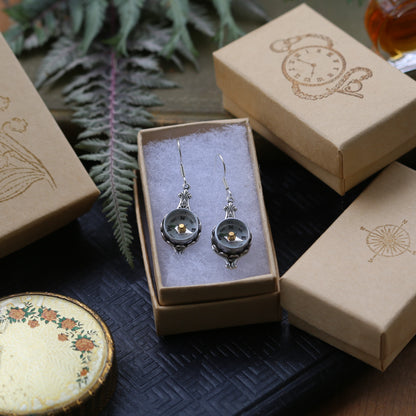 Small Compass Earrings