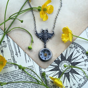 Small Silver Compass Necklace Choose a Style
