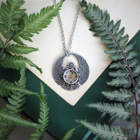 Scarab Compass Necklace