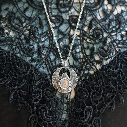 Scarab Compass Necklace