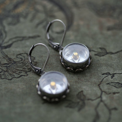 Small Compass Earrings