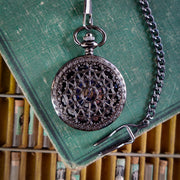 Venetian Net Mechanical Watch in Antique Brass, Silver, or Gunmetal