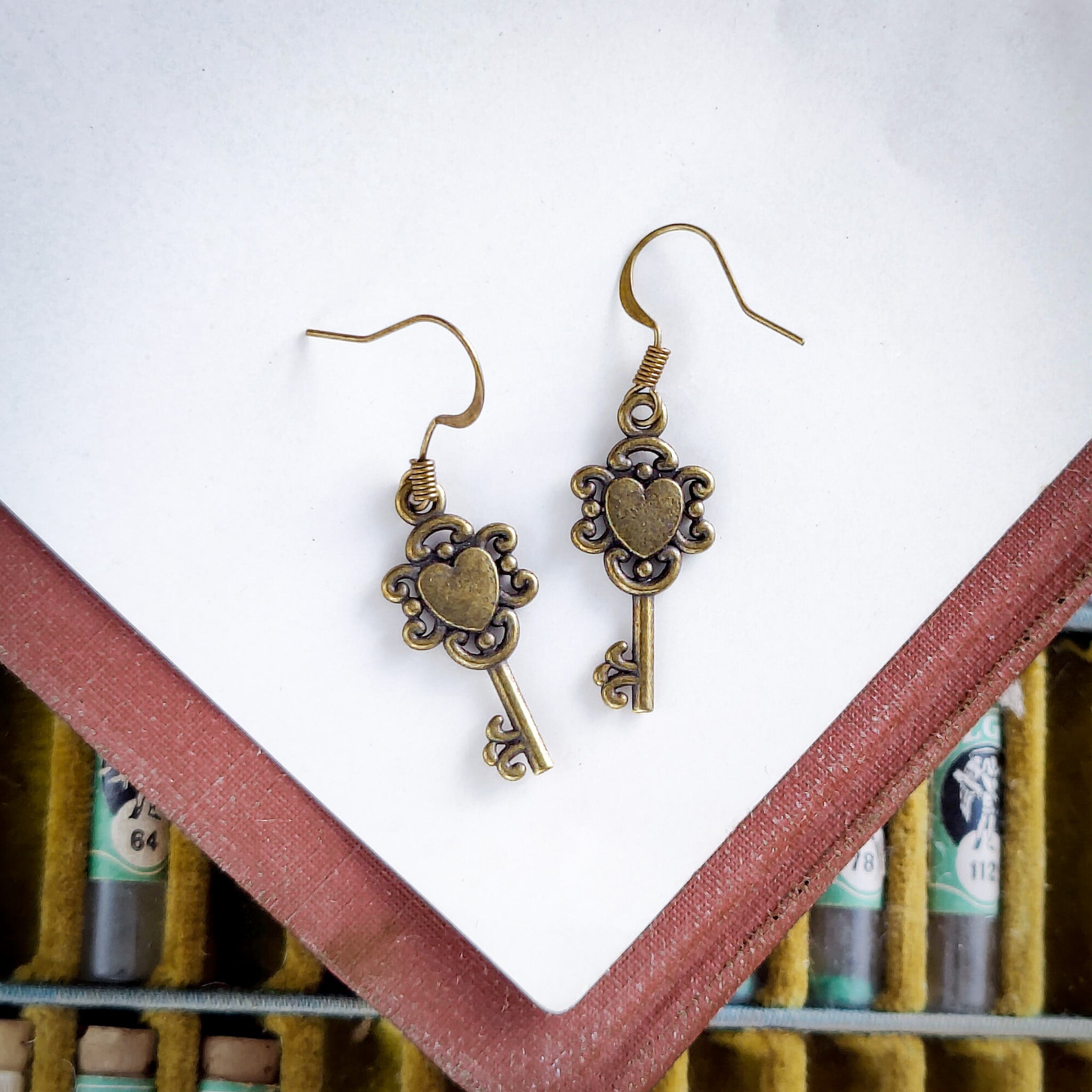 Key to My Heart Earrings