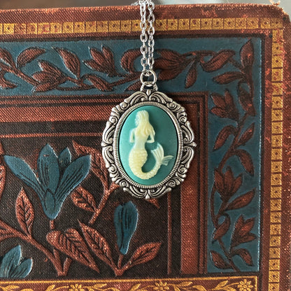 Mermaid Cameo Necklace