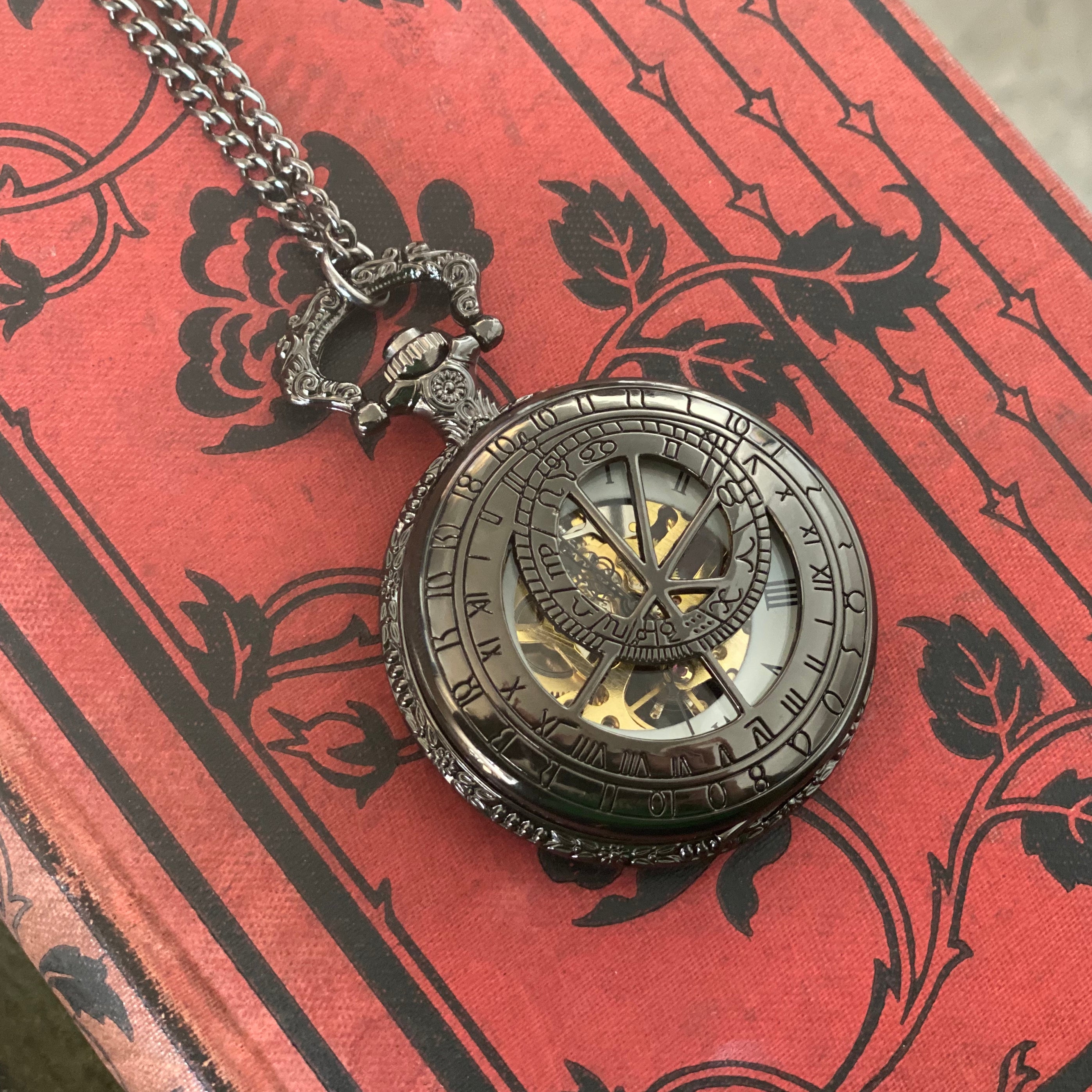 Time Lord Mechanical Pocket Watch - Pocket Chain or Necklace