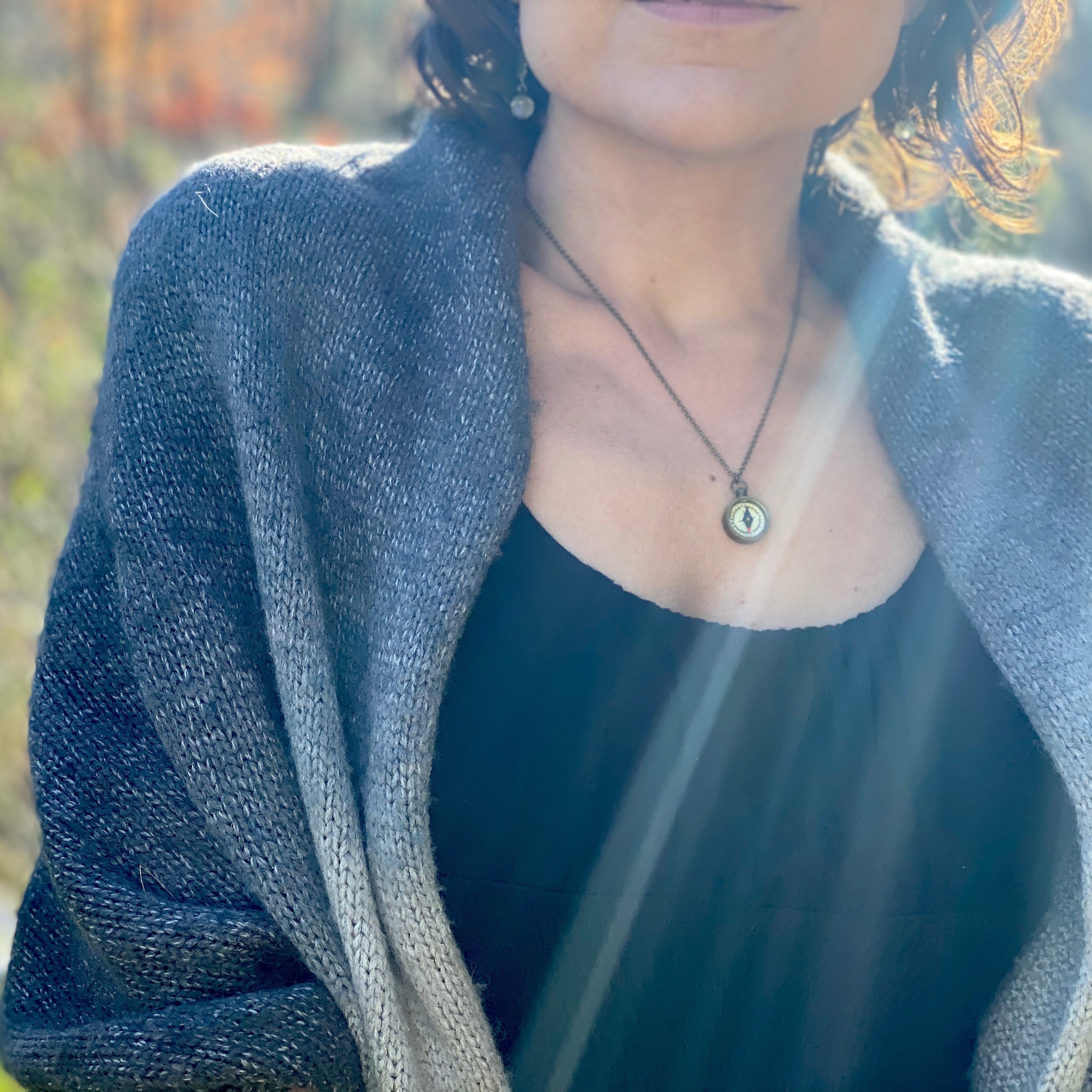 Small Compass Necklace