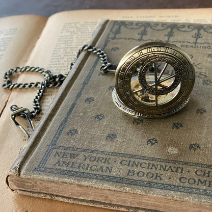 Time Lord Mechanical Pocket Watch - Pocket Chain or Necklace