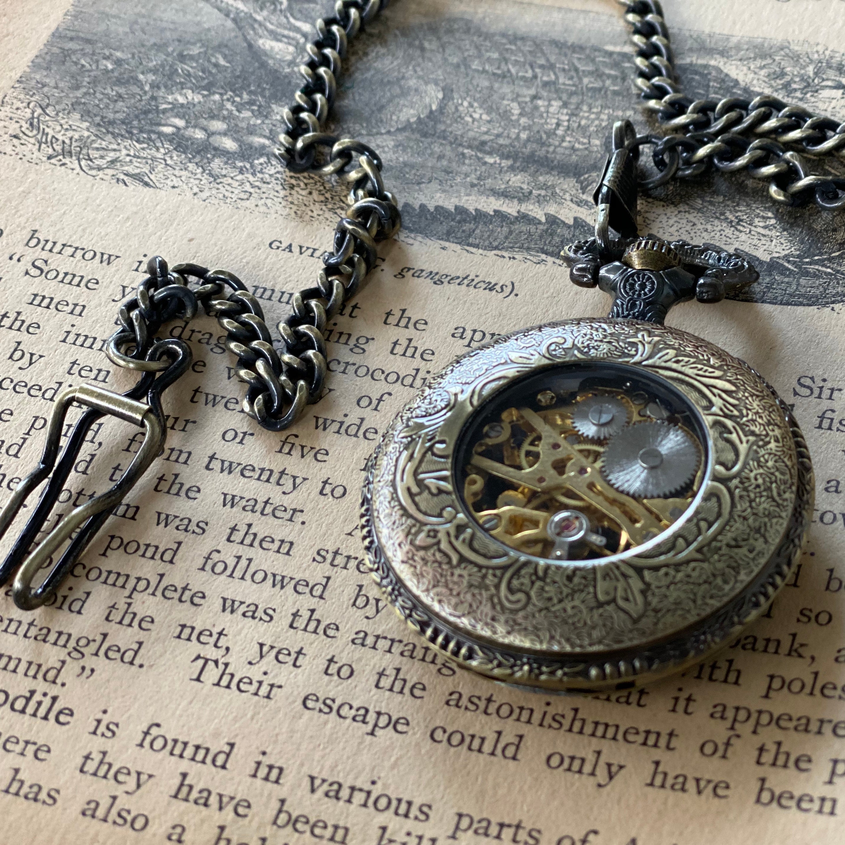 Time Lord Mechanical Pocket Watch