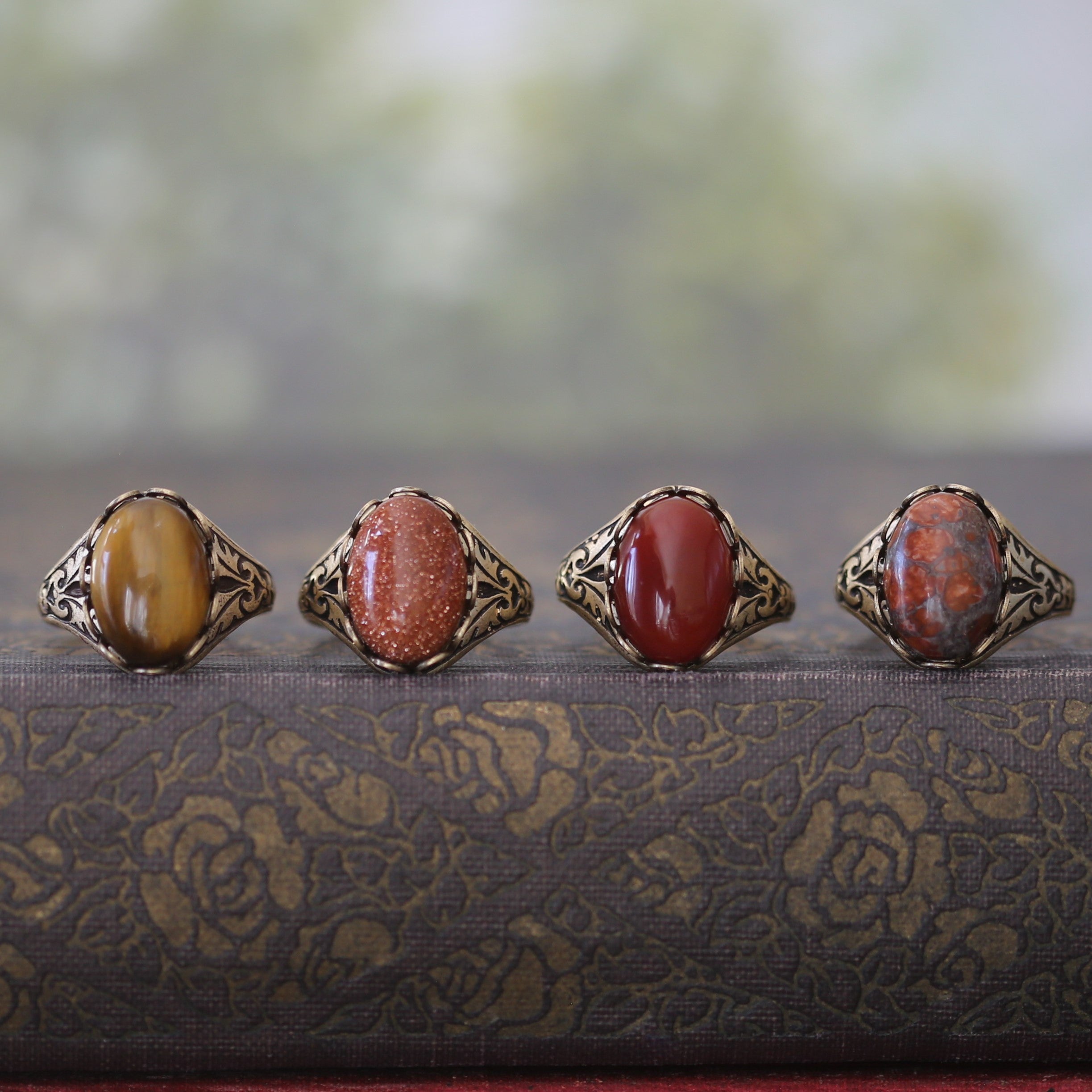 Orange Stone Ring