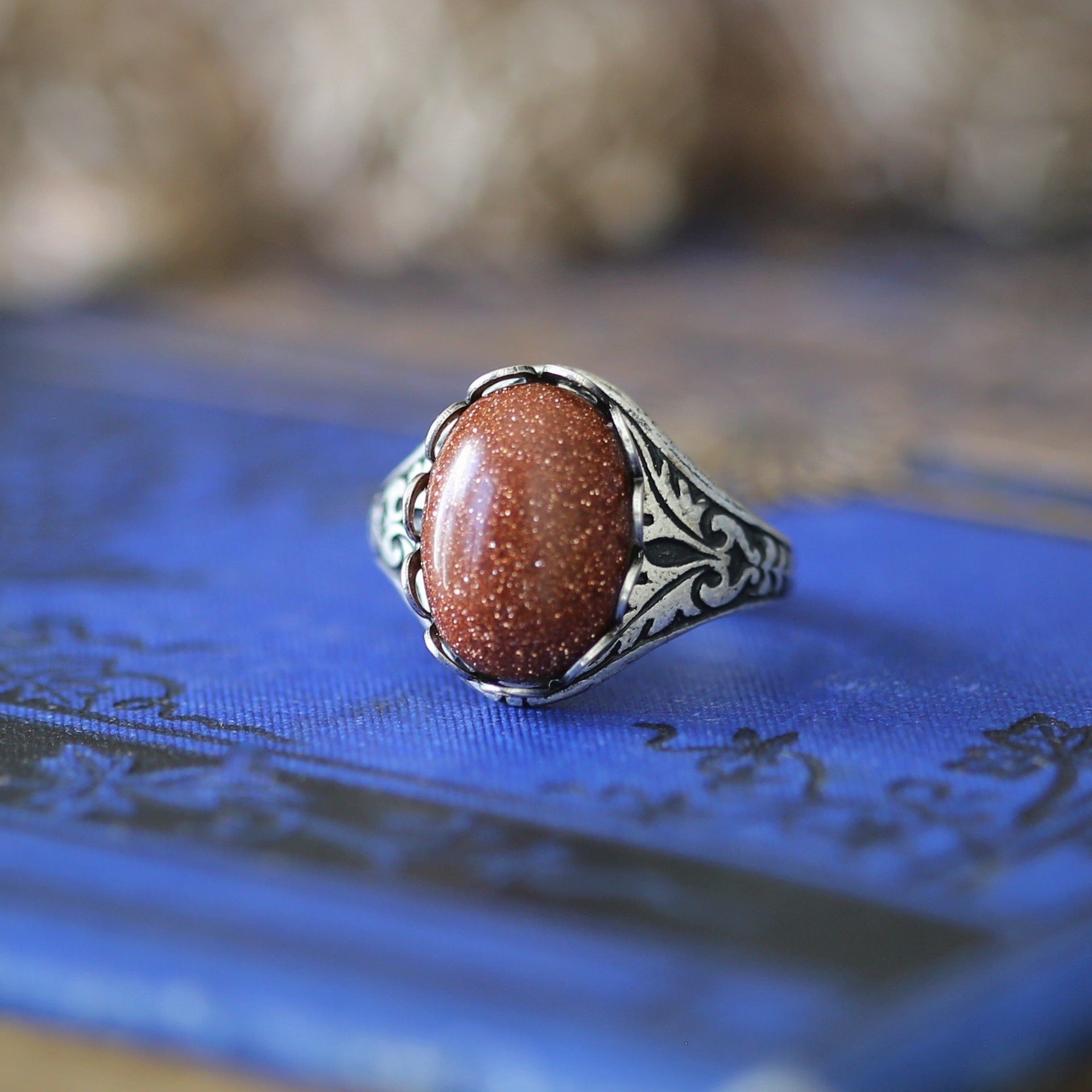 Orange Stone Ring