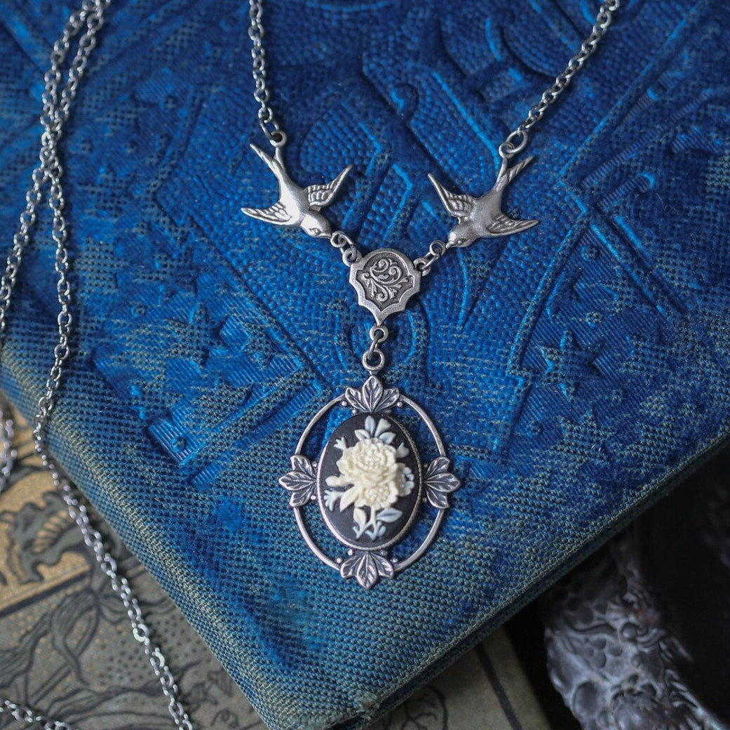 Bouquet Cameo Necklace