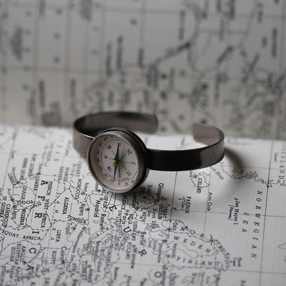 Compass Cuff Adjustable Bracelet Unisex