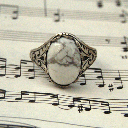 Howlite Ring