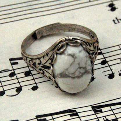 Howlite Ring