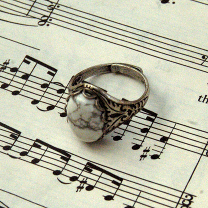 Howlite Ring