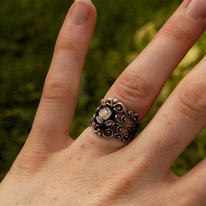 Rose Cameo Ring