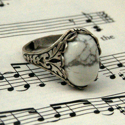 Howlite Ring