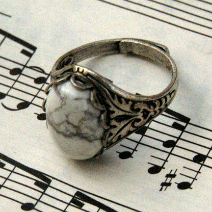 Howlite Ring