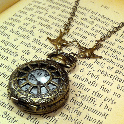 Brass Pocket Watch Necklace number 2