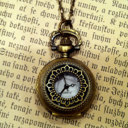 Brass Pocket Watch Necklace number 3