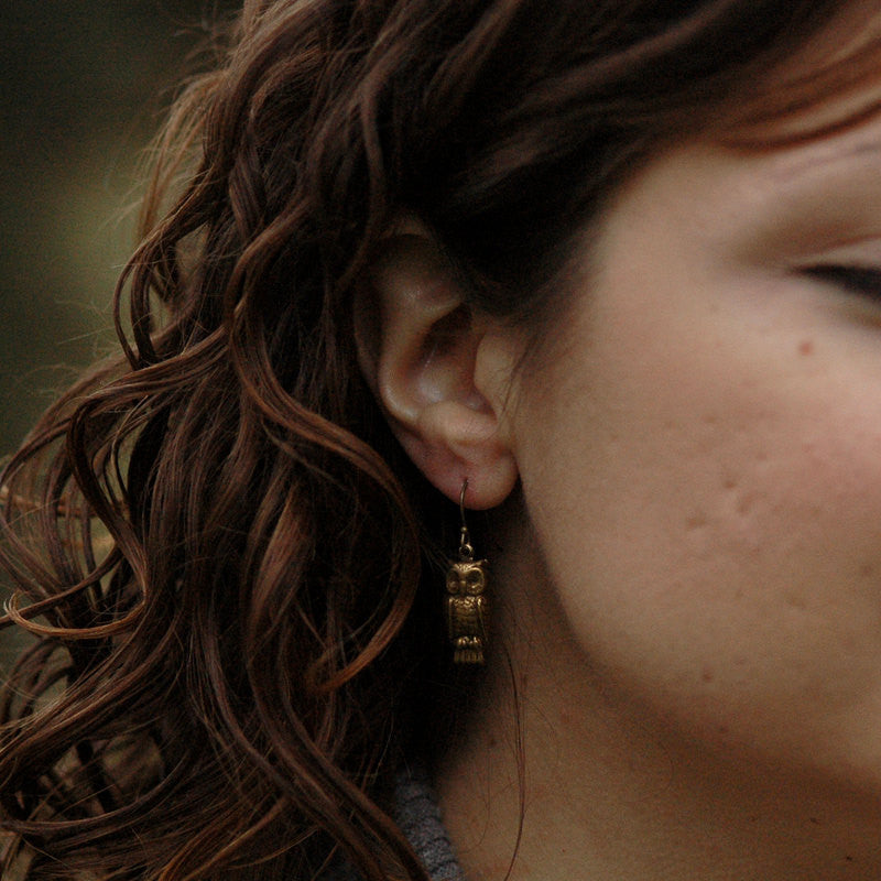 Hedwig Owl Earrings or Necklace