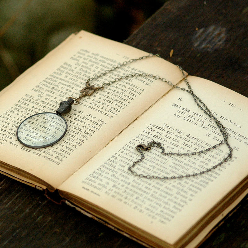 Brass Victorian Monocle Necklaces