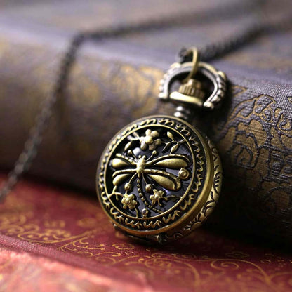 Brass Pocket Watch Necklace number 11