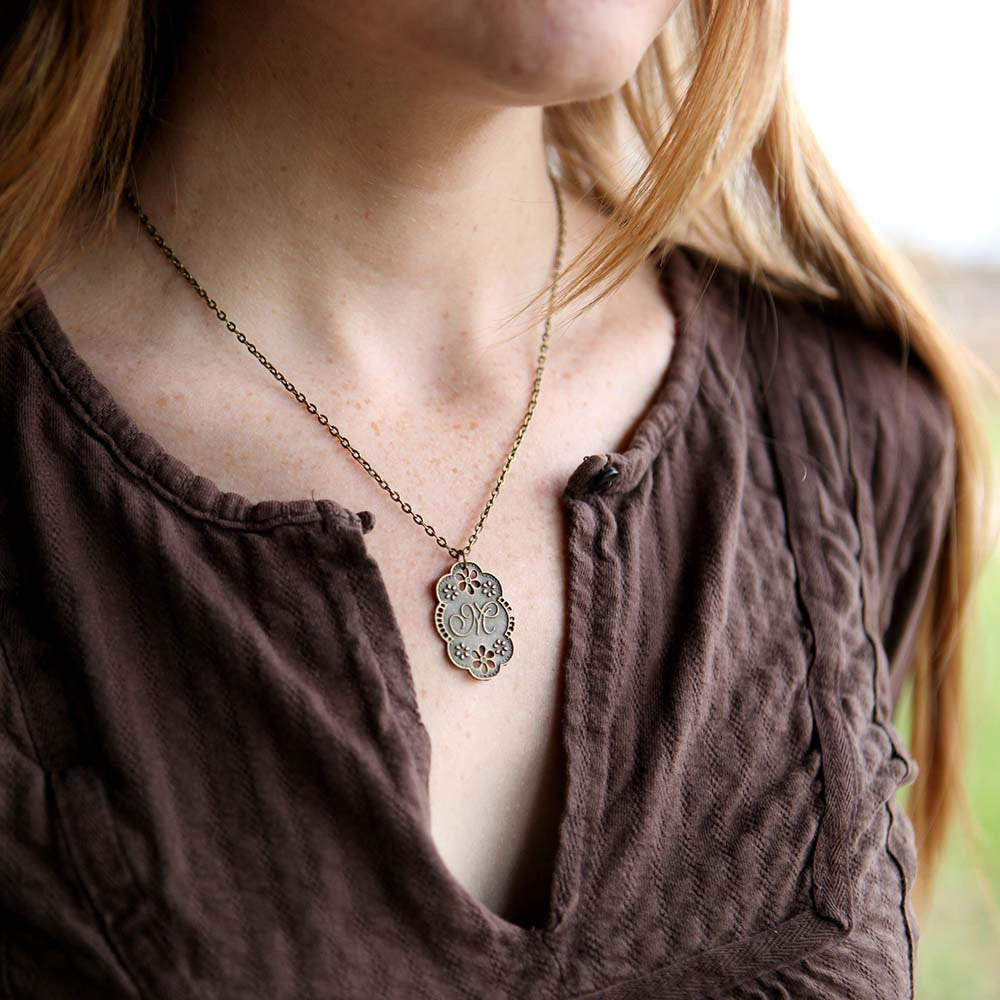 Letter N Necklace