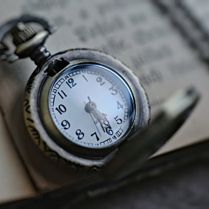 Brass Pocket Watch Necklace number 15