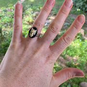Angel Cameo Ring in Antiqued Brass or Silver