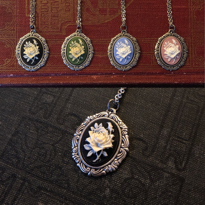 Rose Cameo Necklace