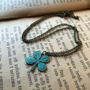 Shamrock Necklace- Pick a Size and Color