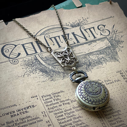 Time Lord Watch Necklace