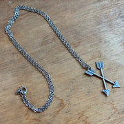 Crossed Arrows Necklace