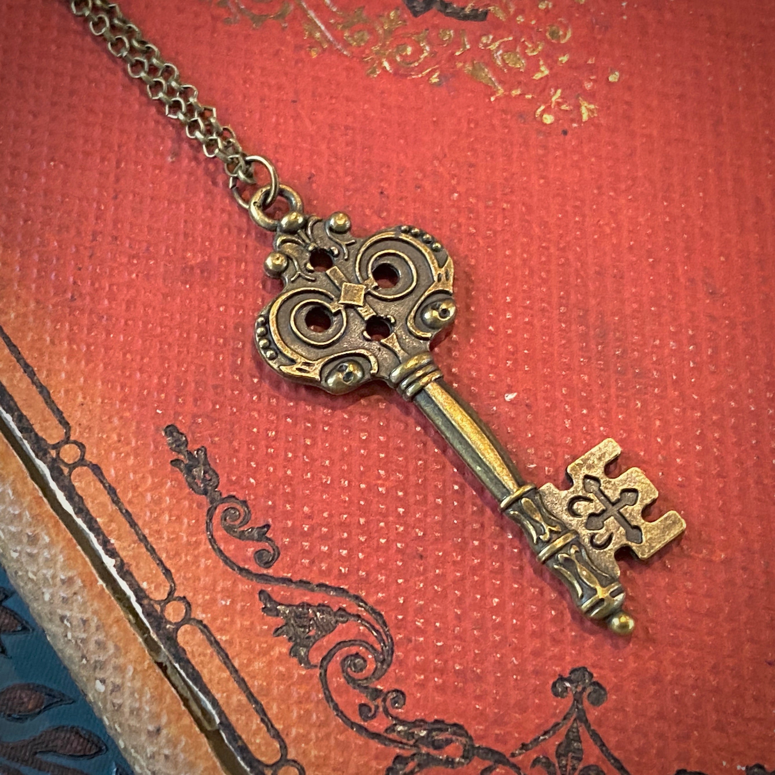 Bronze Key Necklace