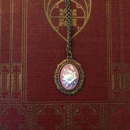 Rose Cameo Necklace