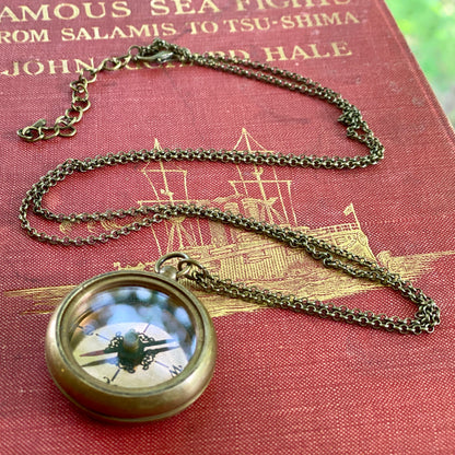 Filigree Compass Necklace