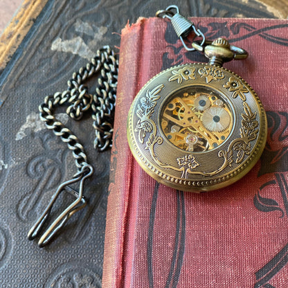 Koi Mechanical Pocket Watch